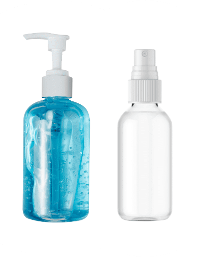 Le flacon ou le spray