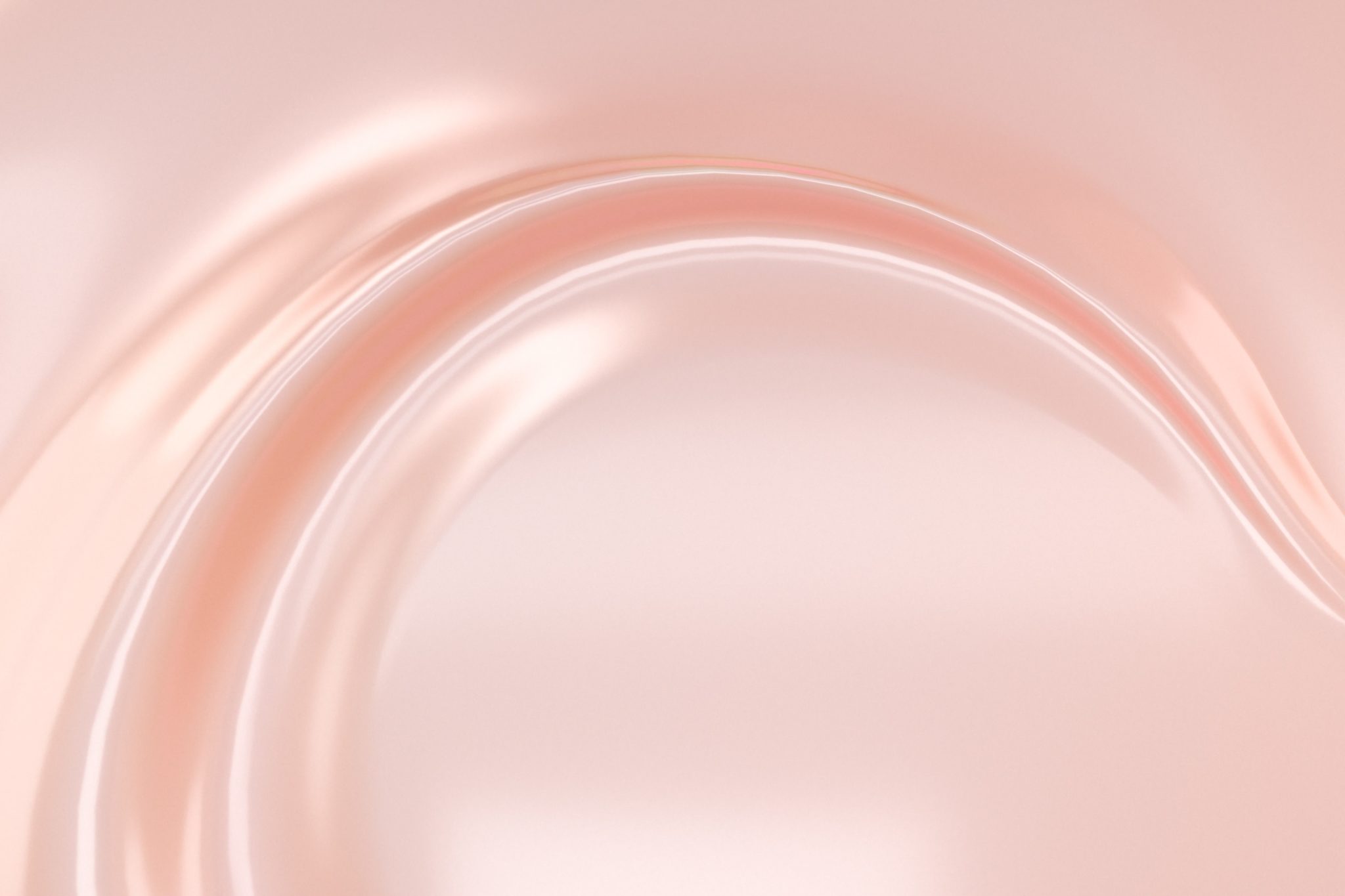 Liquid subtle pink background, cosmetic cream texture, fluid gentle surface. 3d illustration